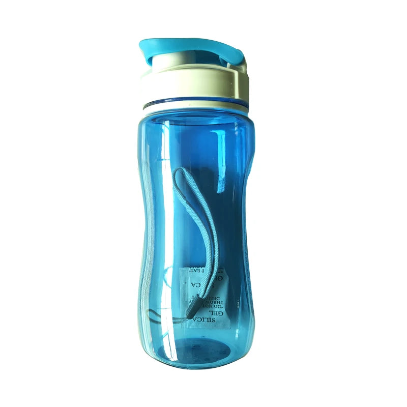 19oz & 24oz - Sport-Wasserflasche, tragbar, auslaufsicher für Sport, Reisen, Fahrrad, Wandern, Kunststoff-Wasserflasche, Trinkbehälter